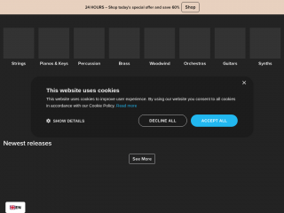 spitfireaudio.com screenshot