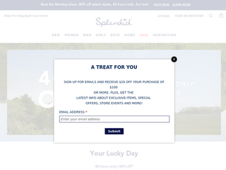 splendid.com screenshot