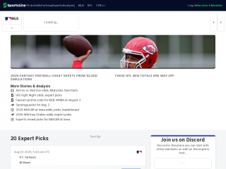 sportsline.com screenshot