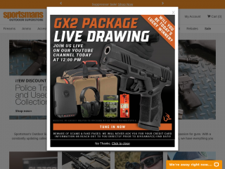 sportsmansoutdoorsuperstore.com screenshot