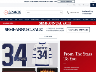 sportsmemorabilia.com screenshot