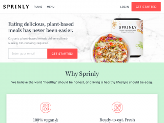 sprinly.com screenshot