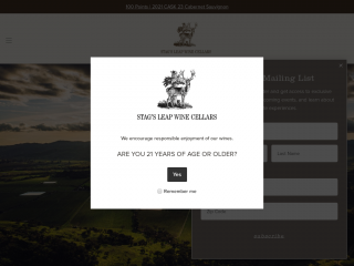 stagsleapwinecellars.com screenshot