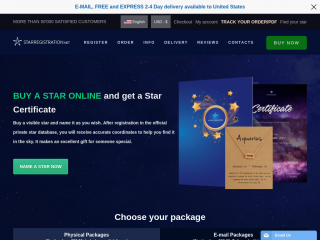 starregistration.net screenshot