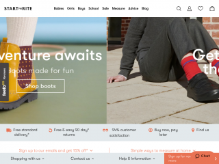 startriteshoes.com screenshot