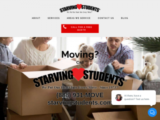 starvingstudents.com screenshot