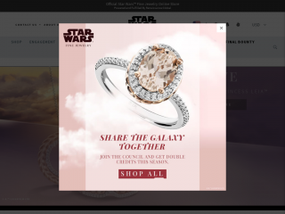 starwarsfinejewelry.com screenshot