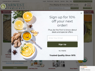 starwest-botanicals.com screenshot