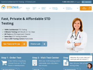 stdcheck.com screenshot