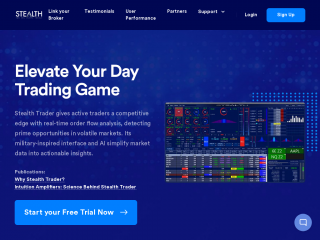 stealthtrader.com screenshot