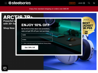 steelseries.com screenshot