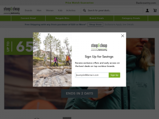 steepandcheap.com screenshot