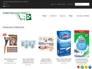 steepdiscountmart.com screenshot