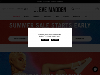 stevemadden.ca screenshot