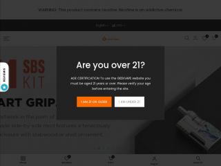 store.geekvape.com screenshot