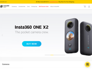 store.insta360.com screenshot