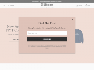 store.nytimes.com screenshot