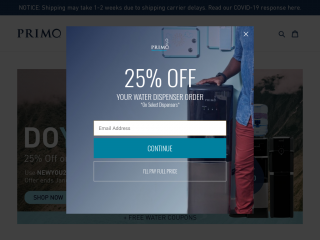 store.primowater.com screenshot