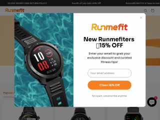 store.runmefit.com screenshot