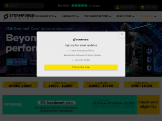stormforcegaming.co.uk screenshot