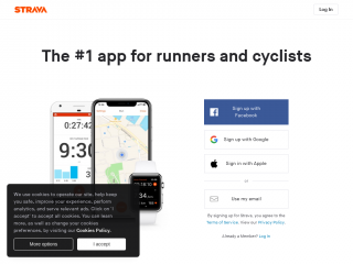 strava.com screenshot