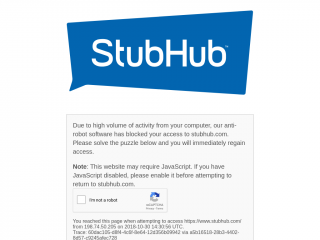 stubhub.com screenshot