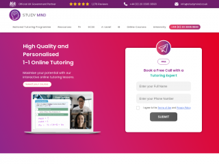 studymind.co.uk screenshot