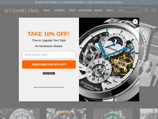 stuhrling.com screenshot