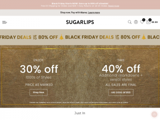 sugarlips.com screenshot