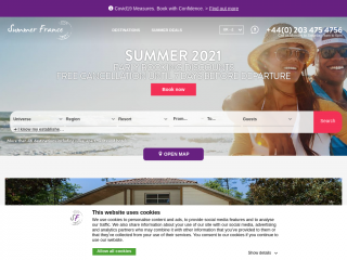 summerfrance.co.uk screenshot