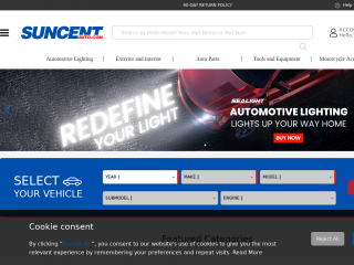 suncentauto.com screenshot