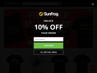 sunfrog.com screenshot