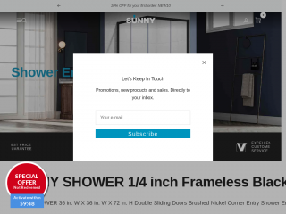 sunnyshowerusainc.com screenshot