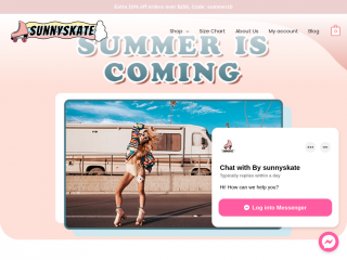 sunnyskate.com screenshot