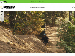 superhumanbikes.com screenshot