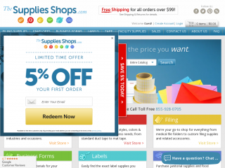 suppliesshops.com screenshot