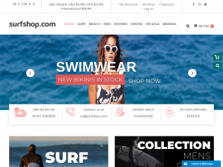 surfshop.com screenshot