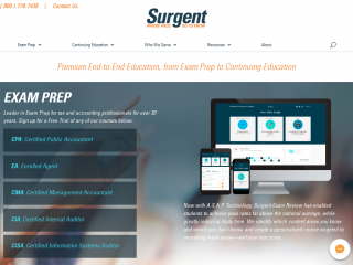 surgent.com screenshot