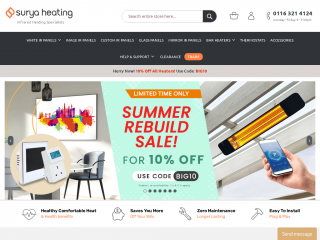 suryaheating.co.uk screenshot