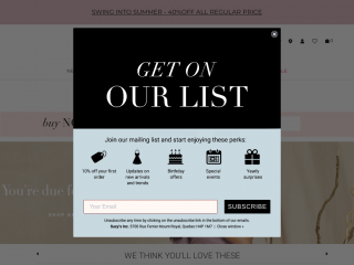 suzyshier.com screenshot