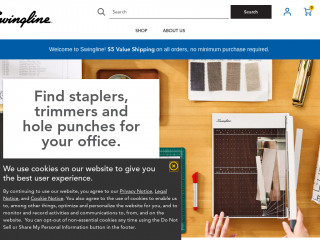 swingline.com screenshot