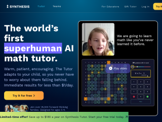 synthesis.com screenshot