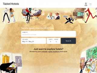 tablethotels.com screenshot