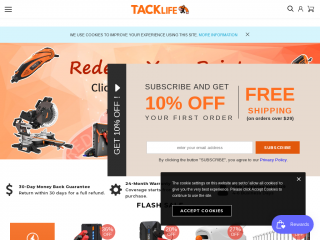 tacklifetools.com screenshot