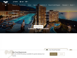 taferresorts.com screenshot