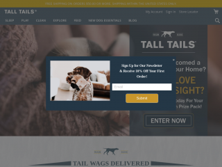 talltailsdog.com screenshot