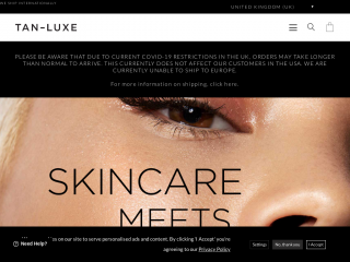 tan-luxe.com screenshot