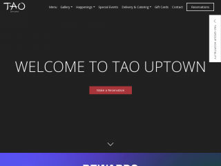 taorestaurant.com screenshot