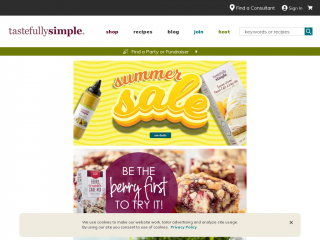 tastefullysimple.com screenshot