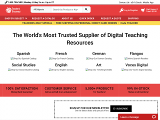 teachersdiscovery.com screenshot
